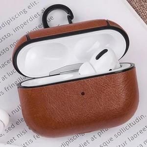 AirPods Pro Brown Tan Leather Case Cover